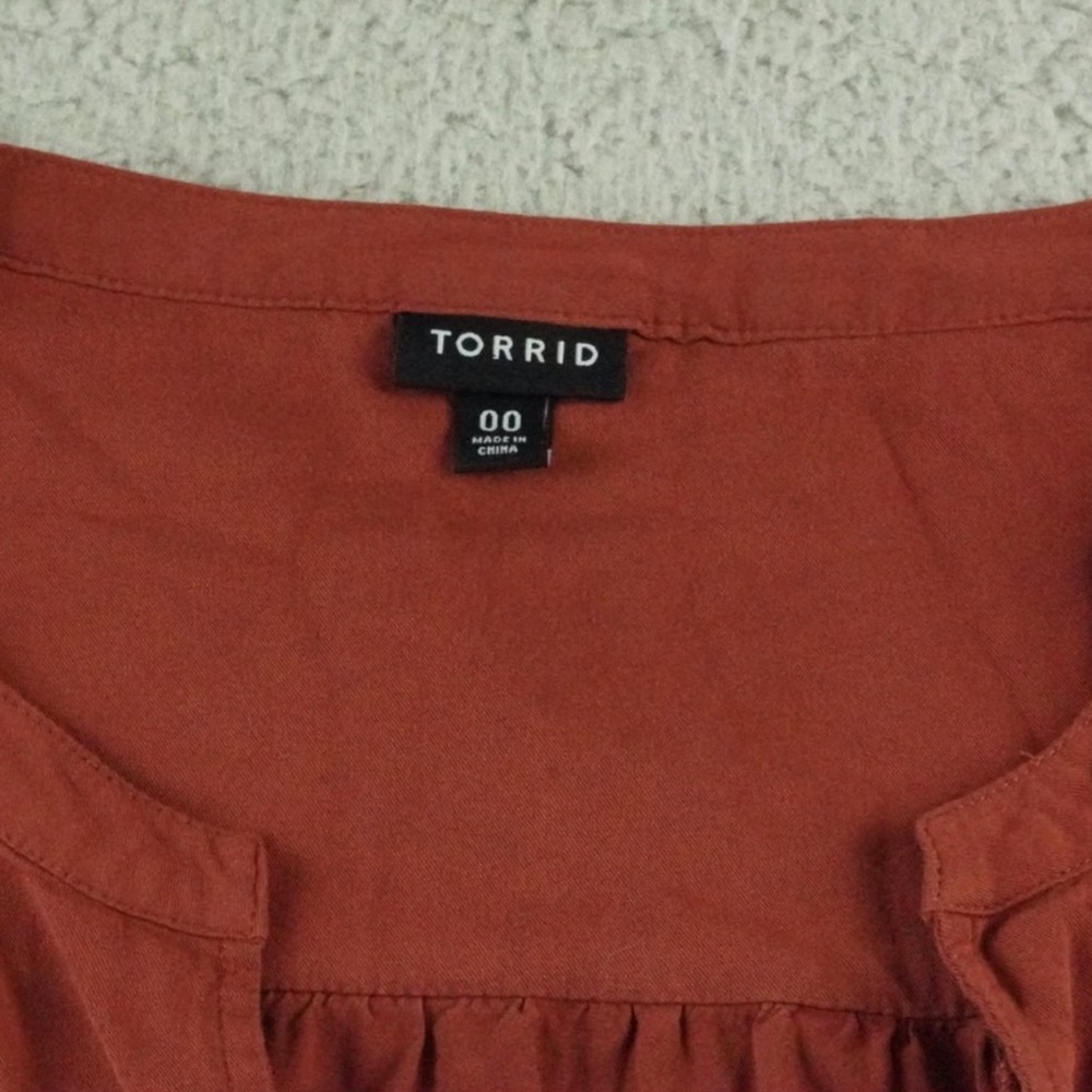Torrid Mini Challis Zip Front Shirt Dress Womens Plus
Size 00 - Picture 5 of 5